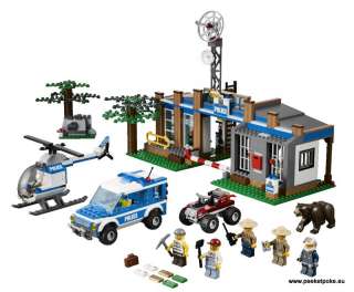   LEGO 4440 CITY LE POSTE DE POLICE EN FORET