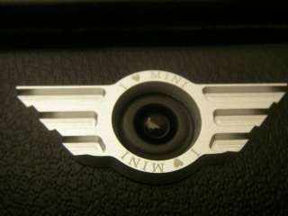 2x Silver Door Lock Badge Mini cooper S JCW R50 R53 R56  