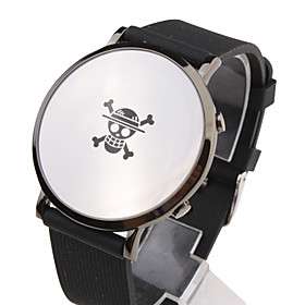 US$ 9.49   Skull Pattern Multicolor LED Wrist Watch,  On 