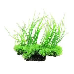  Como Aquarium Artificial Green Plastic Plant Ornament w 
