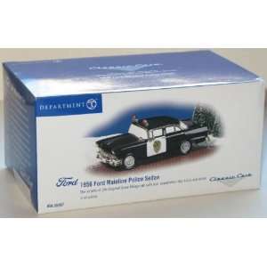  Department 56 Classic Cars 1956 Ford Mainline Police Sedan 