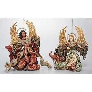  Set of 2 Grandeur Flying Angel Christmas Ornaments 17 