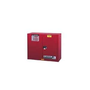  Justrite Red Sure Grip EX Safety Cabinet, 40 gal capacity 