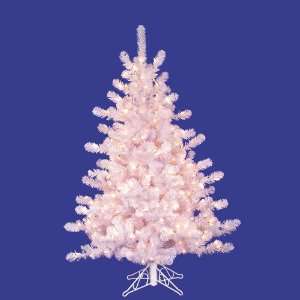 ft. Artificial Christmas Tree   Classic PVC Needles   White   Prelit 