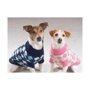   Argyle Turtleneck Dog Sweaters, BLUE, X SMALL Patio, Lawn & Garden