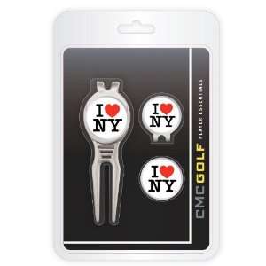  CMC Golf I Love New York Cool Tool, Cap Clip and Ball 