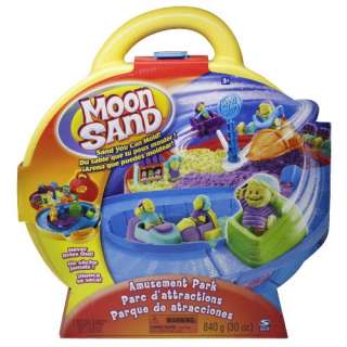 Moon Sand Amusement Park Activity Carry Case Playset