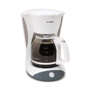  12 Cup Coffee Maker w 24 Hour Timer White