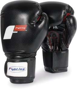 Boxing Gloves Fighting Sports Black Fit Aero Training New  