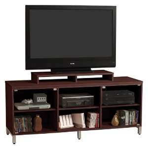 Michael 70 Inch Wide Flat Screen Glass Front Television Console with 