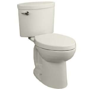   Ovale Ovale 1.6 GPF Two Piece Elongated Toilet with 12 Rough In, Less