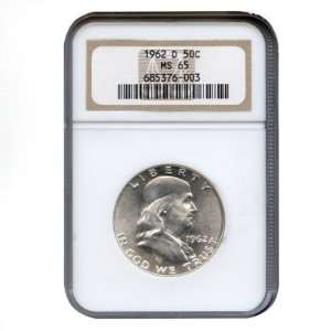  1962 D Franklin Half Dollar MS65 NGC