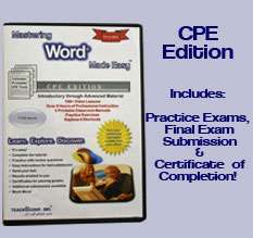 Microsoft Office WORD 2010/2007 Training Tutorial CPE  