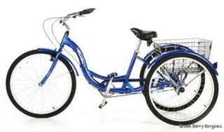 NEW 26 Schwinn Adult Tricycle Bike Trike Bicycle Cruiser With A Rear 