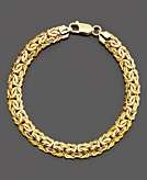    14k Gold Byzantine Bracelet  