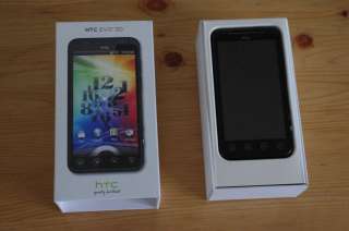 New Boxed HTC EVO 3D 4G X515a Black Unlocked Cell Phone GSM 850/900 