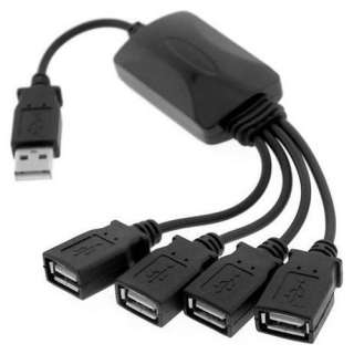Port High Speed USB 2.0 PC Cable Splitter Hub Adapter  