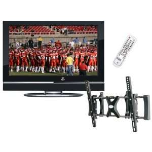   Flat Panel TV + PSW503ST 26 To 42 Flat Panel Tilted TV Wall Mount