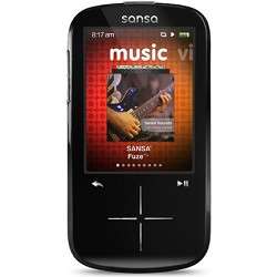 Sandisk Sansa Fuze+ 4GB Black  MP4 Music Player  