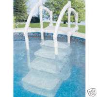 Above Ground Swimming Pool Stair Case Steps w/ Ladder  
