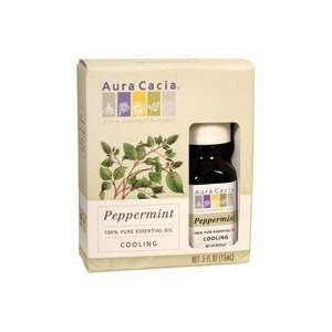  Peppermint Essential Oil Box by Aura Cacia   3 Pack / .5 