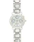 AK Anne Klein Watch, Womens Diamond Bezel Silvertone Bracelet 10 