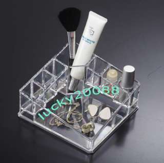 Clear Acrylic Cosmetic Organizer Makeup case Lip stick Lipstick Holder 