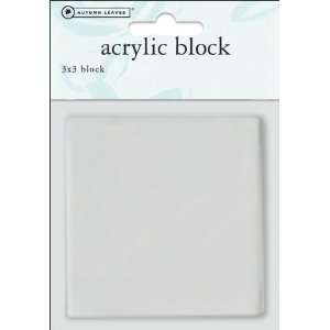  Acrylic Stamp Block W/Grid