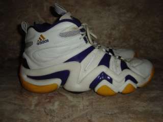 Adidas Crazy 8 White Purple Gold Kobe Bryant Lakers NBA Basketball 