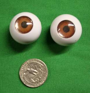 Realistic Funny Plastic Pair of Eyeballs Novelty Prop  