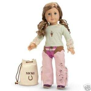 AMERICAN GIRL DOLL NICKI Nickis RANCH OUTFIT ag  