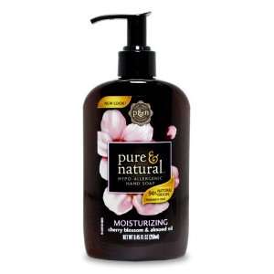  Natural Hand Soap Cherry & Almond Oil 8.45 oz.
