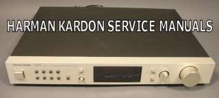 VINTAGE REPAIR AUDIO TECHNICIAN HARMAN KARDON SERVICE  