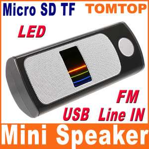 Portable Mini Speaker Micro SD/TF Amplifier  Player USB Disk FM 