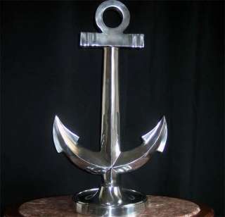  Anchor 26” Tall on Base Nautical Decor The Aluminum Anchor 