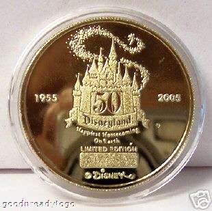 Disneyland 50 Anniversary FANTASYLAND LE 1000 Coin new  