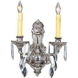  Wall Sconces Antique. Baroness 2 Light Crystal Sconce With 