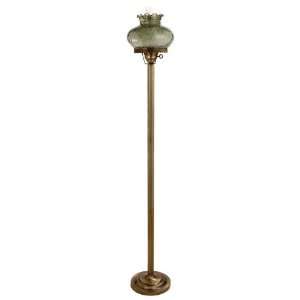    Pale Green Student Style Glass Floor Lamp