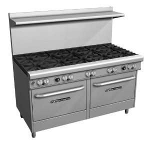   Range With 6 (Standard 33K BTU) Open Burners, 24 Raised Griddle