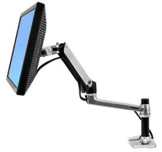 Sleek and streamlined, the LX desk mount LCD arm frees up space and 