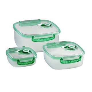 Fresh Vac 6 pc. Square Container Set.Opens in a new window