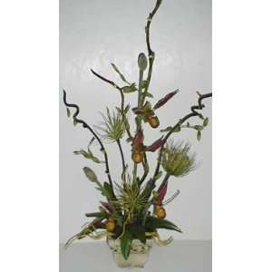  28 Artificial Pitcher Orchid Arrangement