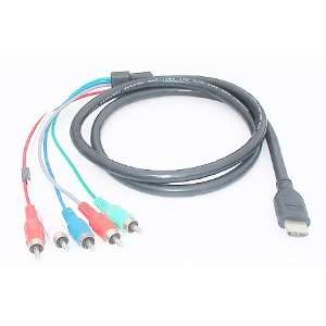    HDMI to Component Video + Stereo Audio AV Cable Electronics