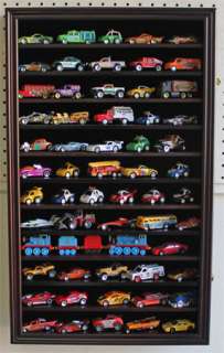 Hot Wheels Matchbox Car Display Case Cabinet Wall Rack, Kid Safe Door 