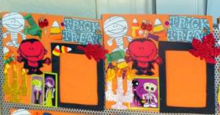 Halloween Party Favors 12 TRICK OR TREAT Magnetic Orange Foam 