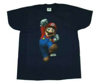  Jumping Super Mario Brothers Nintendo Youth T Shirt Tee 
