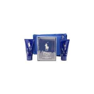 POLO BLUE by Ralph Lauren for Men   EDT SPRAY 4.2 OZ & AFTERSHAVE GEL 