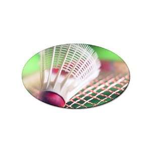  Badminton Sport Oval Magnet