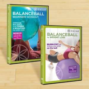  Gaiam Balance Ball DVD Set 
