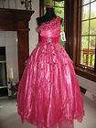 Lil Anjali 1017 Sparkling Fuchsia Little Girls Pageant Gown 10
